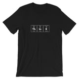 ThInK periodic table, Short-Sleeve Unisex T-Shirt