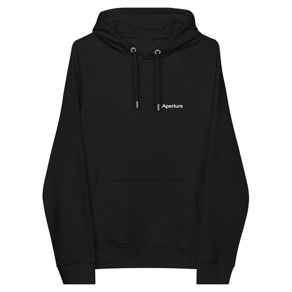 TikTok Is Dangerous Aperture Unisex eco raglan hoodie